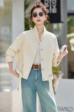 拼接撞色短外套女2026新款，女装短外套，秀美人生
