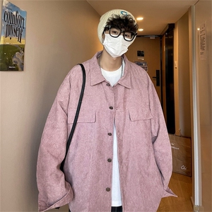 春秋季百搭休闲宽松灯芯绒夹克男士 JK156-P60图片