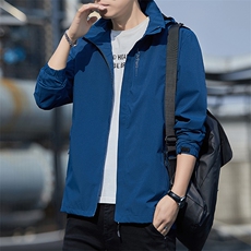 2025秋季新款情侣冲锋衣男女潮流防水户外大码连帽夹克JK6266-P43，男装夹克，星座1402-1