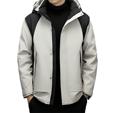 男装羽绒服YR5018新品主推新标95绒活帽三防面高标绒大厂高品质，男装羽绒服，钱塘207-1