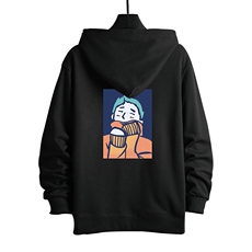 KS21042-P38加绒款-P43连帽开衫卫衣男运动外套大码班服网格，男装卫衣，电商A040A