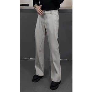 大货~春季褶皱垂感显瘦西装休闲长裤男K315-P45 （主推差价大）图片