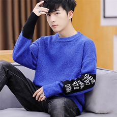 佳乐7615秋季新款潮牌宽松圆领长袖毛衣男外套韩版针织衫，男装针织衫/毛衣，电商D310（原电商305）