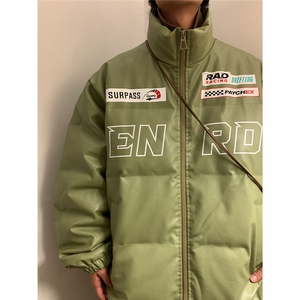 EQ156 冬季新款港风宽松街头痞帅机车服加厚皮棉衣棉服外套男P118图片