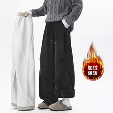 K1590/P55控88加绒加厚水洗卫裤男，男装休闲裤，电商D202