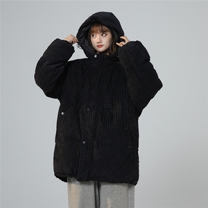 25年特殊面料羽绒棉服港风中性潮牌连帽棉衣外套A170-M861-TP100图片