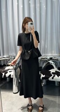 2025百搭简约时尚拼接欧货气质小衫，女装T恤，东正羊绒
