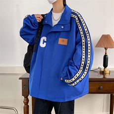 港风2025新款春秋季立领冲锋衣夹克情侣装登山服外套JK6023-p78，男装夹克，星座207