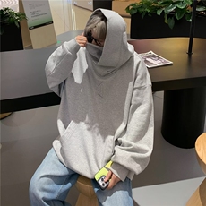 美式高街外套高领连帽卫衣男女oversize潮牌百搭休闲上衣WQ41-P48，女装短外套，星座1008-1