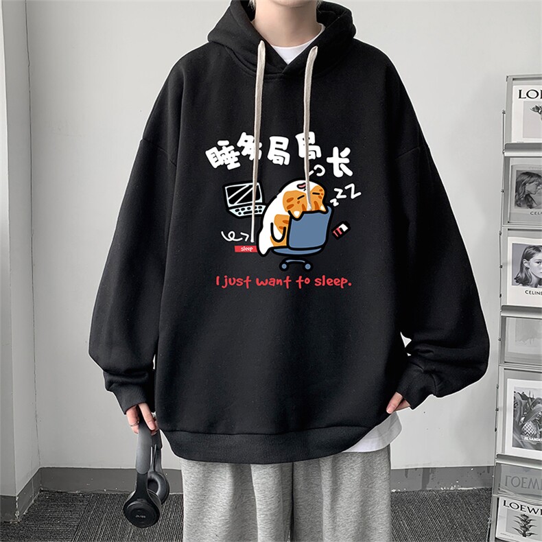 连帽卫衣男大码胖子帽衫大号运动服WY2447-P35图片