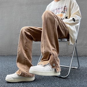 B221 高街小众美式ins多口袋拉链牛仔裤 LK22074-P65 控88图片