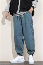 2021春新日系白墙港风休闲大码小脚九分男裤宽松牛仔裤N8150-P55，男装牛仔裤，电商A001