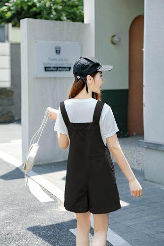 【现货】夏季新款背带裤两件套，女装，多莱娜