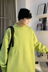 秋季徳绒卫衣半高领卫衣男潮流时尚休闲卫衣WY972-P32，男装卫衣，星座210-1