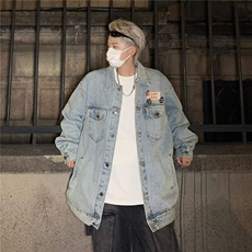 秋新款美式复古高街牛仔夹克外套JK8323P63，男装夹克，星座1116-2