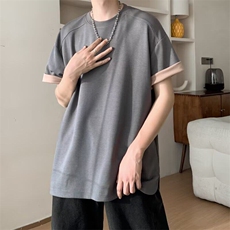 C524P43夏装男生休闲简单百搭短袖T男装上衣日系潮男，男装T恤，星座512-6