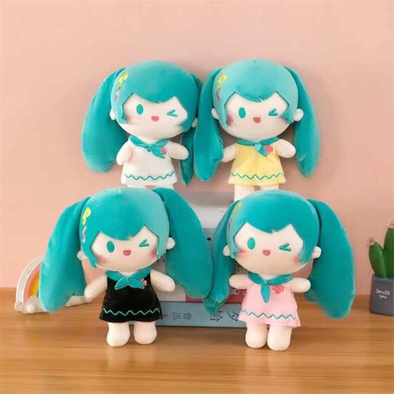 彩裙初音抓机娃娃婚庆活动抛洒公仔娃娃机娃娃毛绒，王军涛毛绒玩具厂