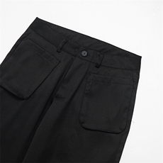 白底多口袋工装裤休闲裤长裤直筒裤A014-DY25206-P70控98，男装休闲裤，电商A014