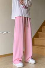 8XL-M特大码休闲裤男生简约休闲日系宽松直通长裤胖子男K933P40，男装休闲裤，电商D206-1