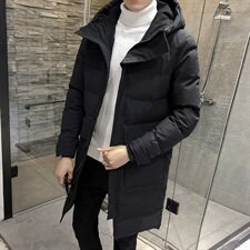 2021新款棉衣男中长款加厚冬季外套男士帅气羽绒棉衣服DS271T，男装棉衣，电商A102