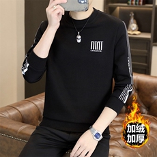 秋季卫衣男士休闲时尚圆领套头圆领卫衣打底衫L512-P52常规47，男装T恤，星座310B-3