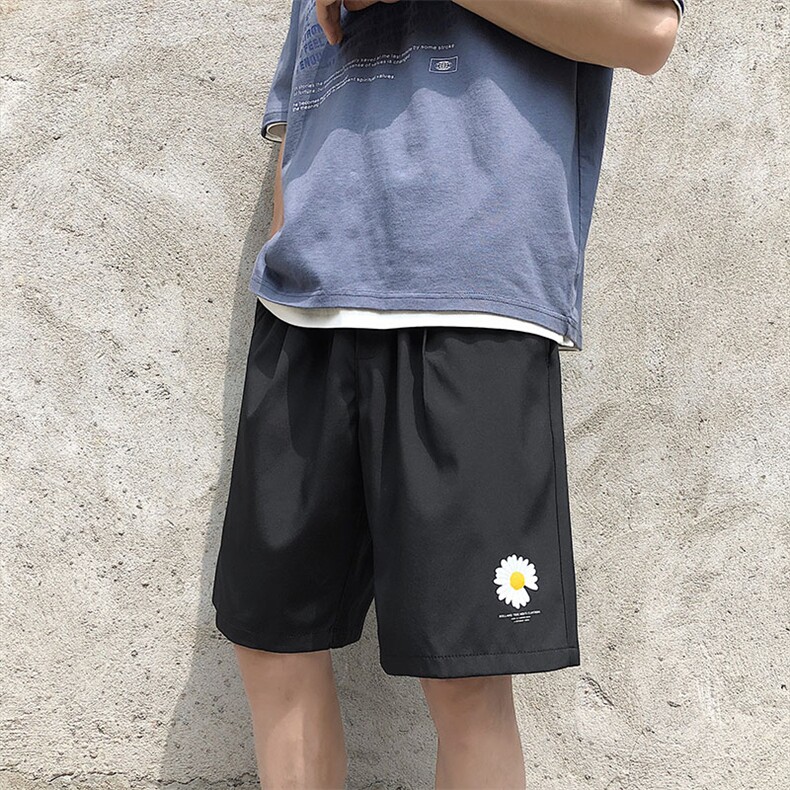 2022运动风新款休闲短裤男士韩版青少年中裤五分裤DK517特批16,男装休闲裤,星座718-1