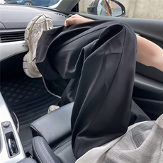 工装裤男夏季设计感拼接阔腿裤高街百搭休闲裤子KN0077，男装休闲裤，星座1116A-1（原606A）