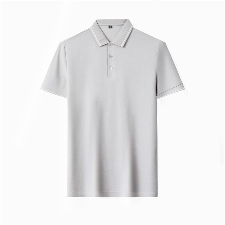 DN25237春夏男士新款短袖T恤青年修身翻领体恤休闲打底衫,男装T恤,电商B360