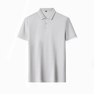 DN25237春夏男士新款短袖T恤青年修身翻领体恤休闲打底衫图片