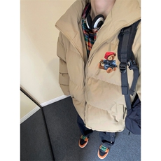 抖音品质美式潮流字母印花高街INS宽松棉服JK23546特批65控108，男装棉衣，星座605(原A050)
