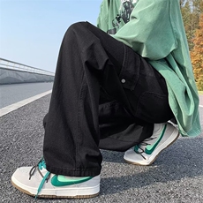 美式牛仔裤男春秋新款休闲直筒裤工装牛仔裤R1012P38，男装牛仔裤，星座1116-2