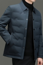 BN3966钱塘2020-2商务简约简约冬季厚款中年男士90鸭绒羽绒服P180，男装羽绒服，钱塘207-2