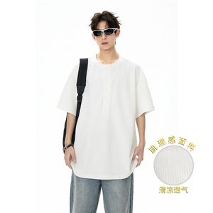 2025夏季新款肌理感亨利短袖xz906-Y129特P20无差价，控39图片