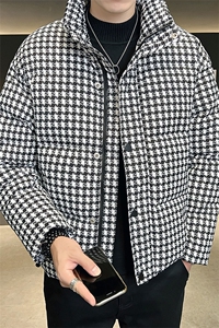 冬季羽绒服男士白鸭绒休闲时尚外套男保暖上衣B317/1825/P185图片