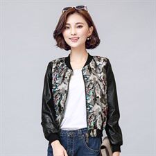 皮衣PU长袖韩版百搭时尚休闲气质优雅甜美休闲修身2020年冬季，女装皮衣，众宇琦