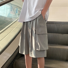 2023夏季新款港风外景大码薄款百搭短裤M-5XHK21188-P30，男装休闲裤，电商A022