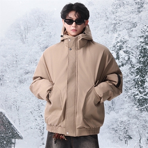 棉服男冬季新款港风宽松连帽棉衣MF9006-P90