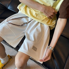 8XL-M抖音品质特大码ins潮流亮色休闲短裤印花五分裤DK1521P35，男装休闲裤，电商D206-1