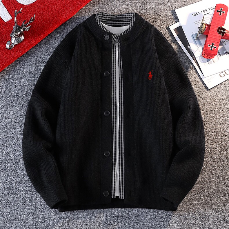 【新品】8750-P782025年秋季新款时尚毛衣针织开衫男士宽松长袖，男装针织衫/毛衣，电商A113