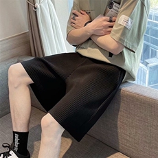 冰丝短裤男宽松夏季薄款外穿直筒潮牌五分运动休闲裤K2504-P25，男装休闲裤，星座512-2