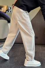 8666男士秋冬款潮牌百搭宽松运动春装男生休闲直筒裤子，男装休闲裤，电商C208