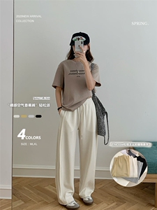 2025春季新款休闲裤女图片