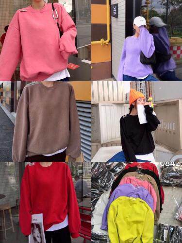 加绒卫衣，女装卫衣/绒衫，尚映