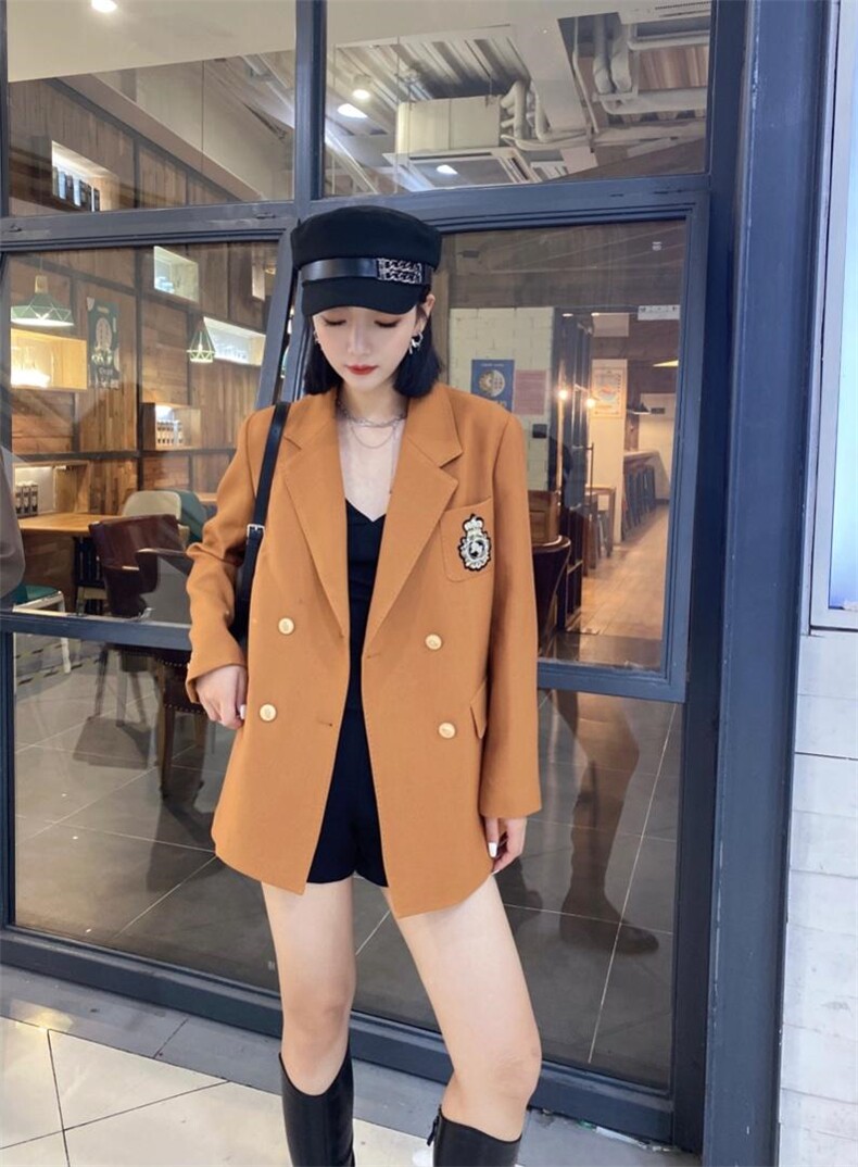 【现货】2021秋季学院风西装精纺TR面料系列款88029，女装西装，蓝典