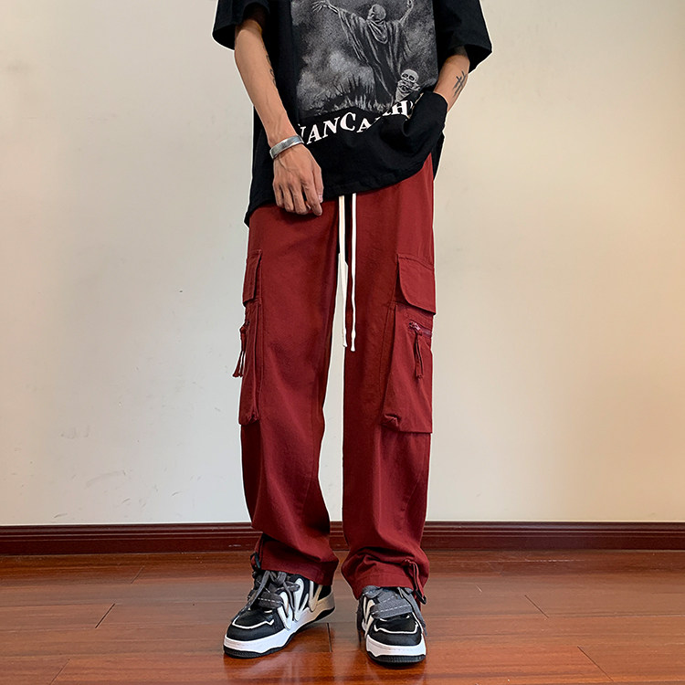 2025春夏新款多口袋美式工装长裤休闲裤1611B-K03-P58，男装工装外套，星座1611B