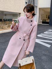 现货主推70毛手工羊毛大衣191-K6339-P255-K378，女装双面呢大衣，韩蜜菓