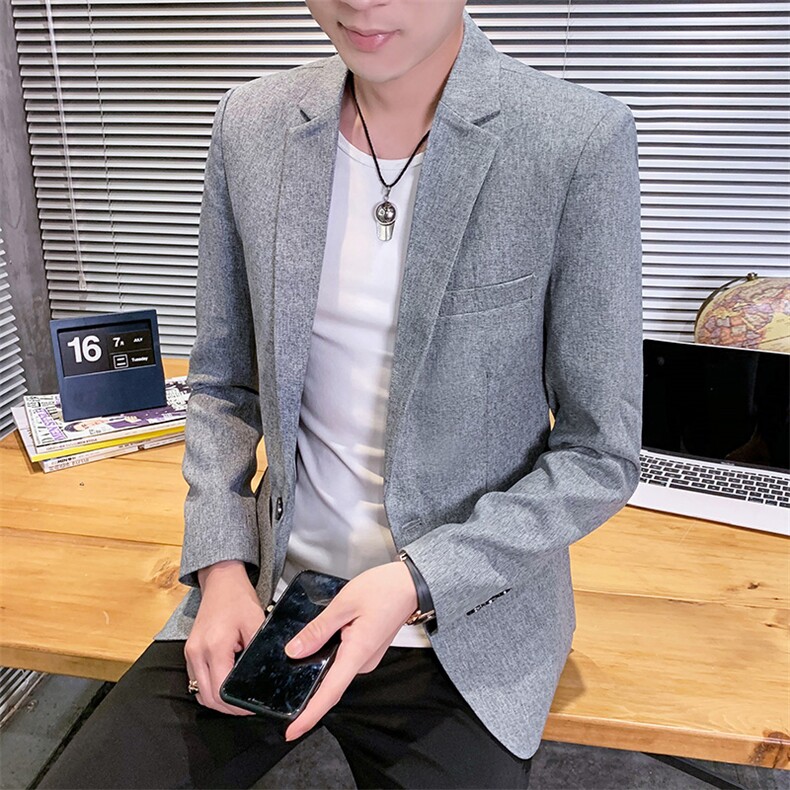 2021春秋季新款礼服单西外套时尚休闲夜场西装青少年外套P70,男装西服,星座217-4