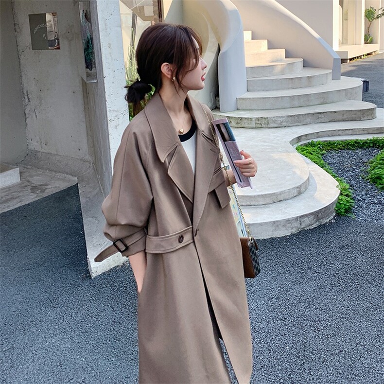 现货韩版风衣货号-6115-P160-K238,女装风衣,2C210