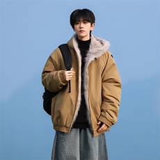 M8601-P95冬季新款男女同款座山雕连帽棉衣外套，男装棉衣，星座109
