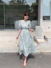 韩版连衣裙，女装连衣裙，阿爆